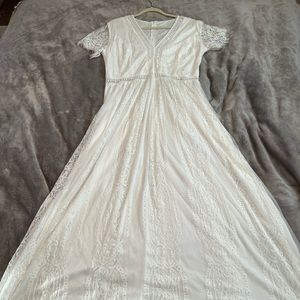 Maxi dress, Maternity, Women’s white Dress